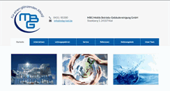 Desktop Screenshot of mbg-kiel.de