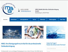 Tablet Screenshot of mbg-kiel.de